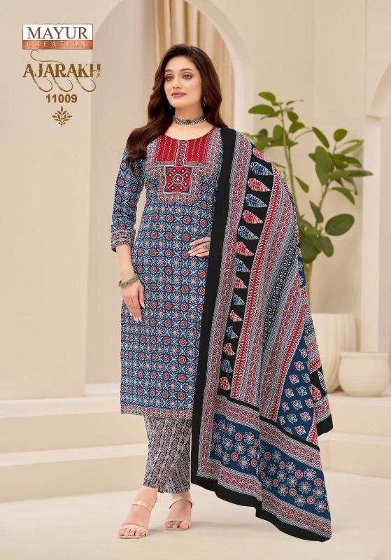 Mayur ajarakh vol-11 satrangi kurti wholesale
